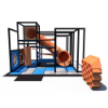 Indoor playground detail with sensory activity panels, safety flooring, and compact play zone for younger children IP24124