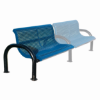 Add-On Modern 4 Foot Bench With Back